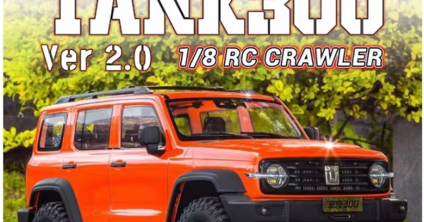Traction Hobby KM Tank300 V2 1/8 RTR RC Crawler 4WD